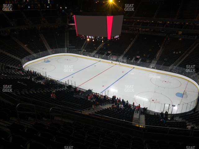 Seating view for T-Mobile Arena Section 208