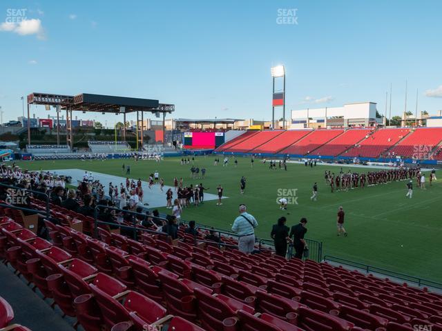 Seating view for Toyota Stadium Section 110