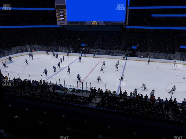 Seating view for Amalie Arena Section 215