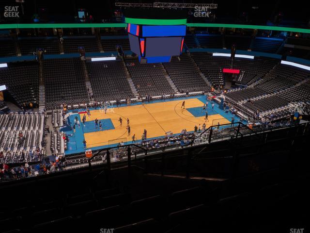 Seating view for Paycom Center Section 325