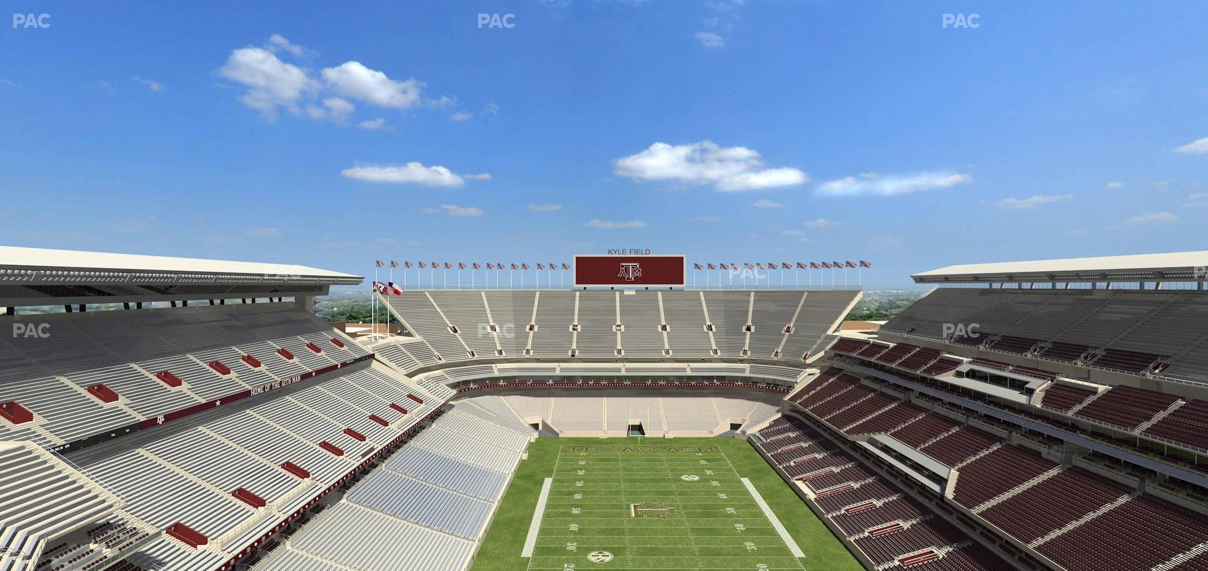 Seating view for Kyle Field Section 416