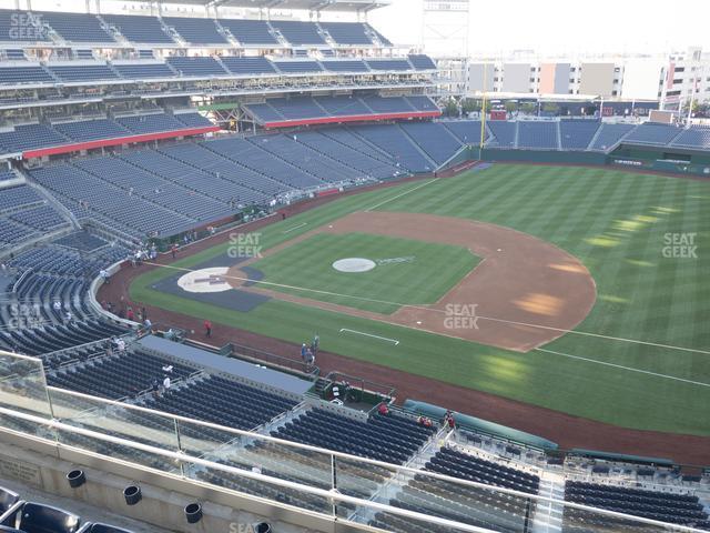 Seating view for Nationals Park Section 321