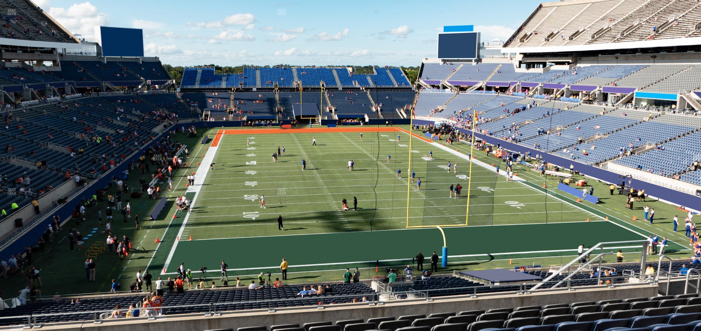 Seating view for Camping World Stadium Section Plaza 22