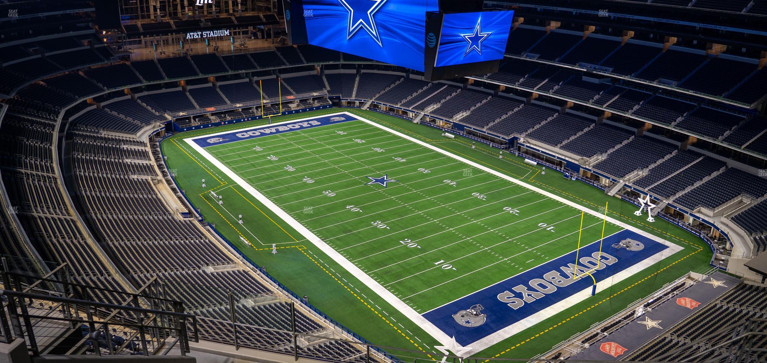 Seating view for AT&T Stadium Section 404