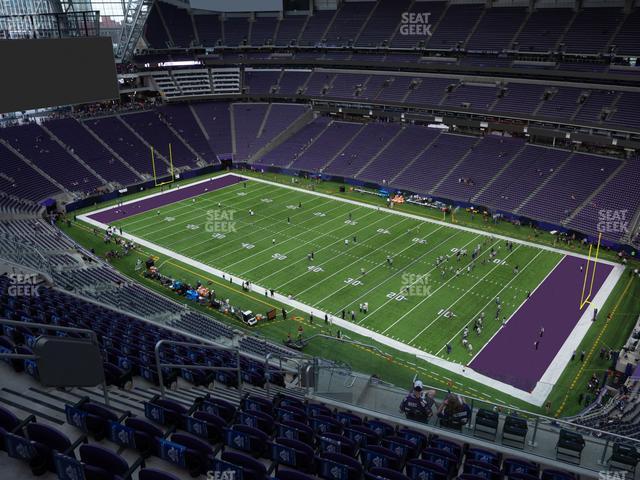 Seating view for U.S. Bank Stadium Section 336