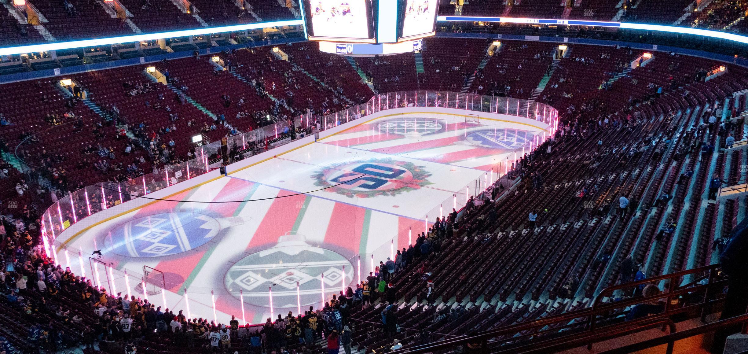 Seating view for Rogers Arena Section 313