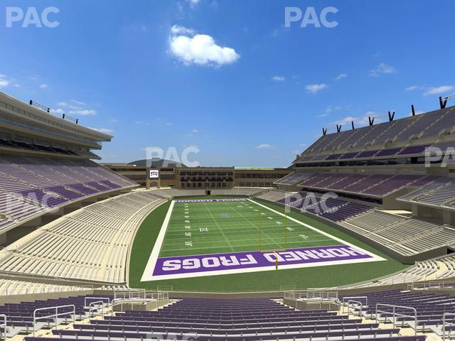 Seating view for Amon G. Carter Stadium Section 223