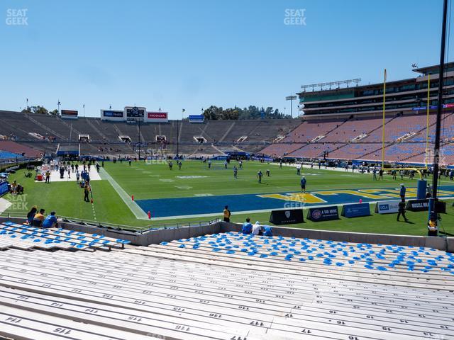 Seating view for Rose Bowl Stadium Section Lower 10