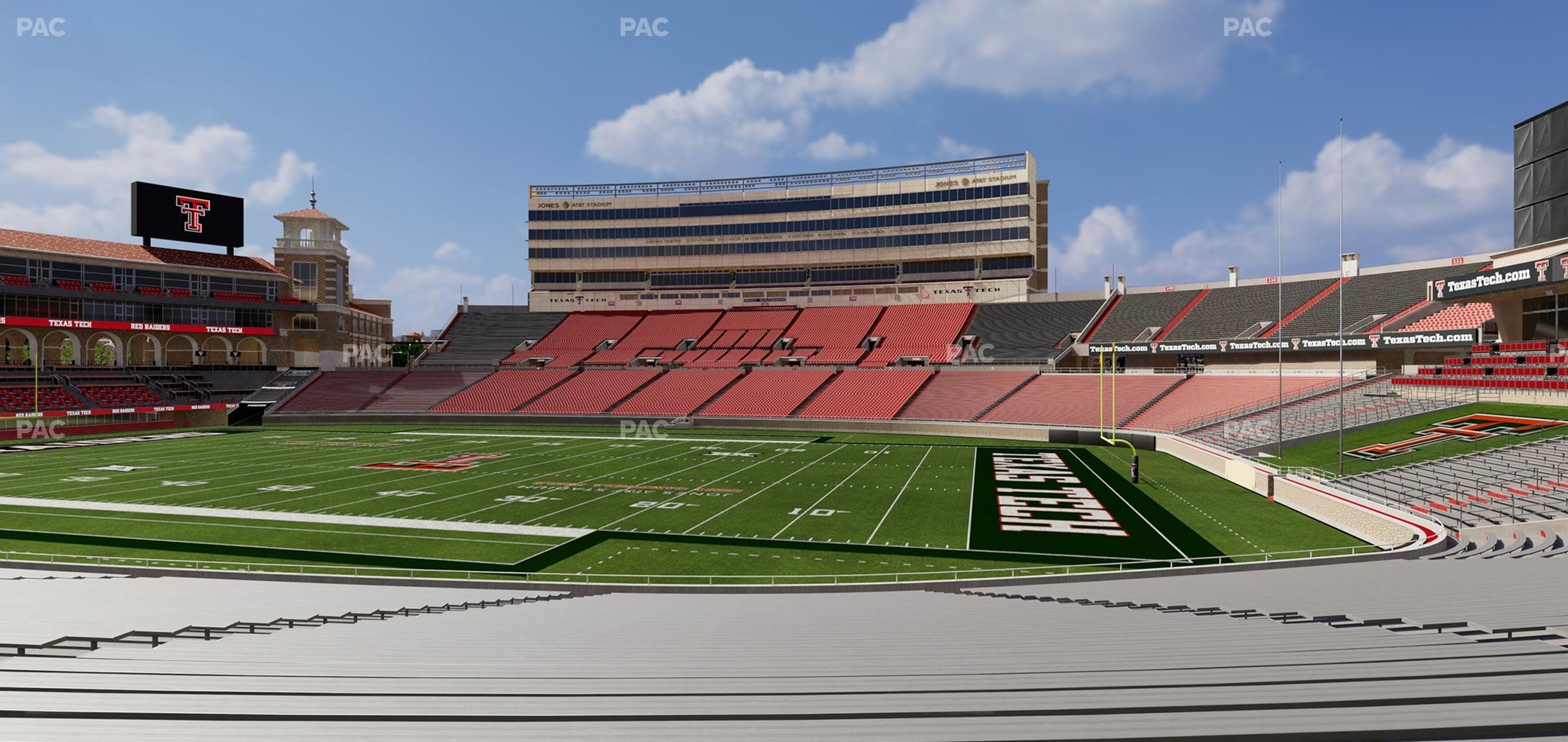 Seating view for Jones AT&T Stadium Section 16