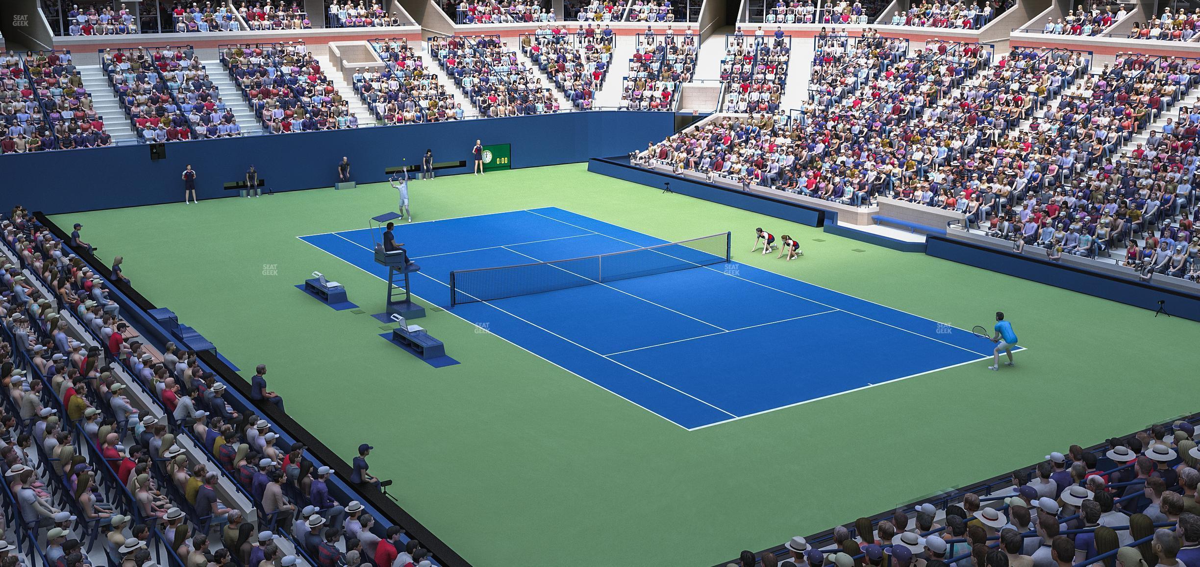 Seating view for Arthur Ashe Stadium Section Suite 244