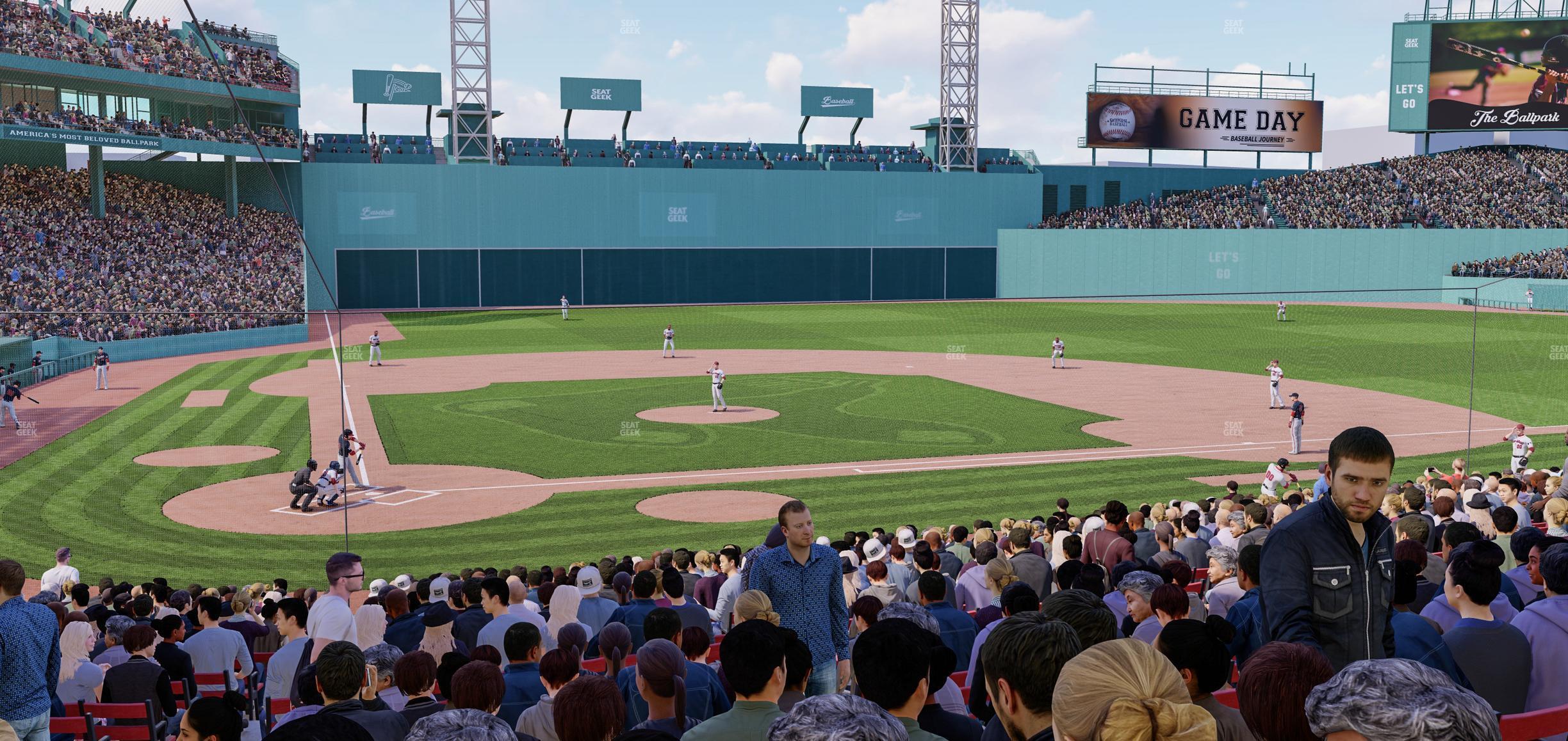 Seating view for Fenway Park Section Loge Box 124