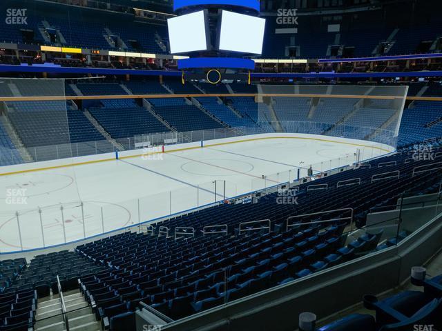 Seating view for KeyBank Center Section 210