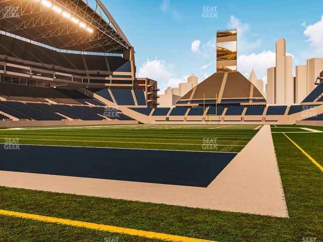 Seating view for Lumen Field Section Field 119