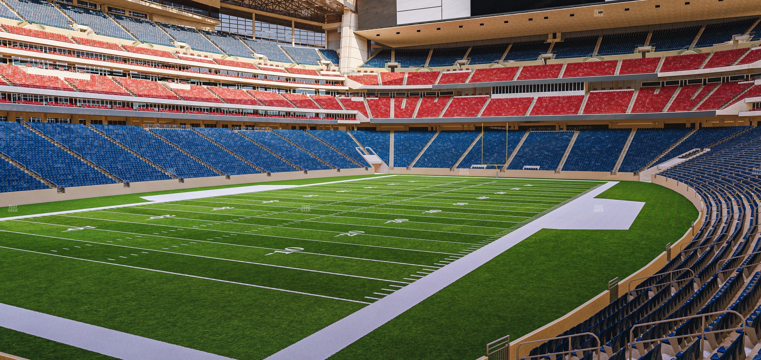 Seating view for NRG Stadium Section 133