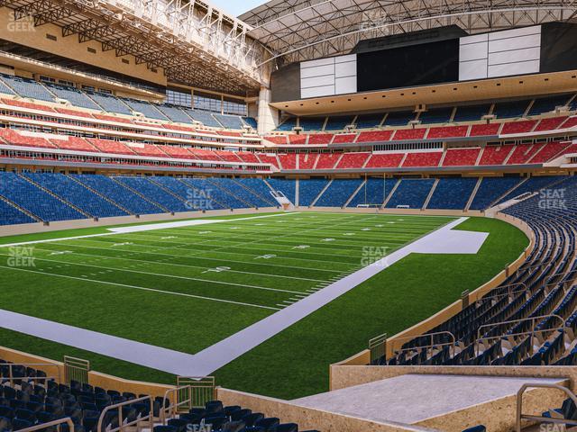 Seating view for NRG Stadium Section 133