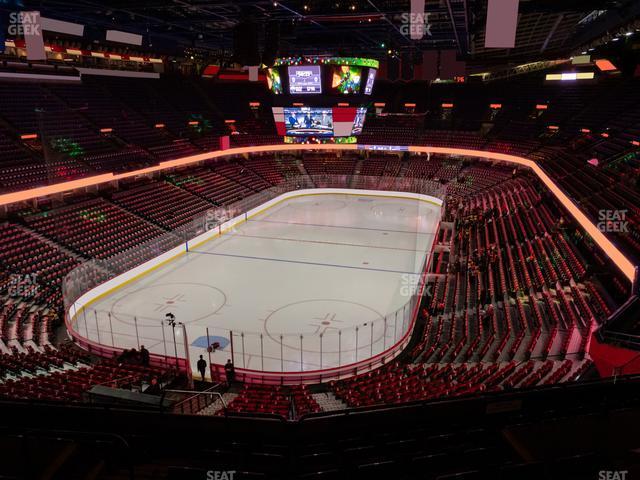 Seating view for Scotiabank Saddledome Section 206