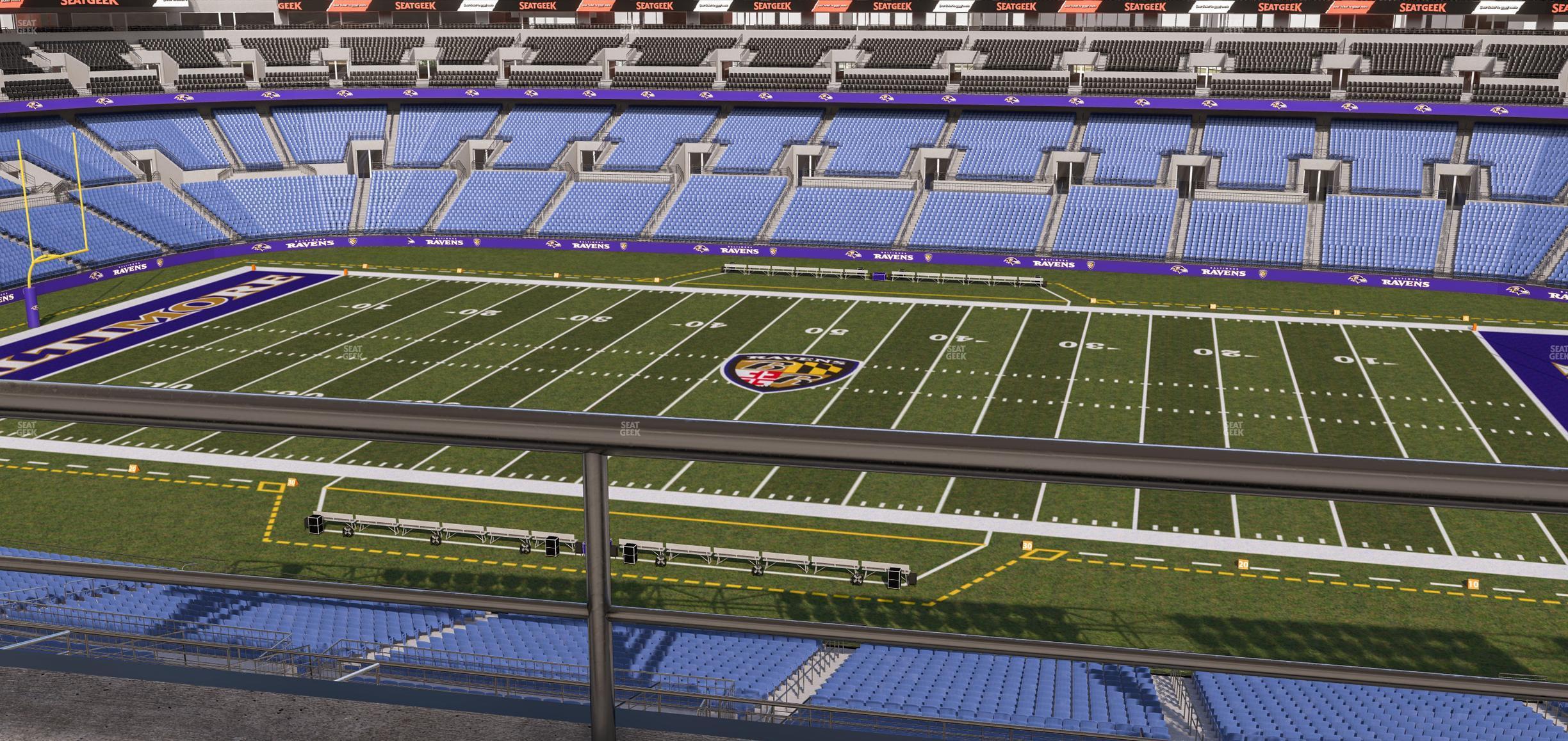 Seating view for M&T Bank Stadium Section Suite 435