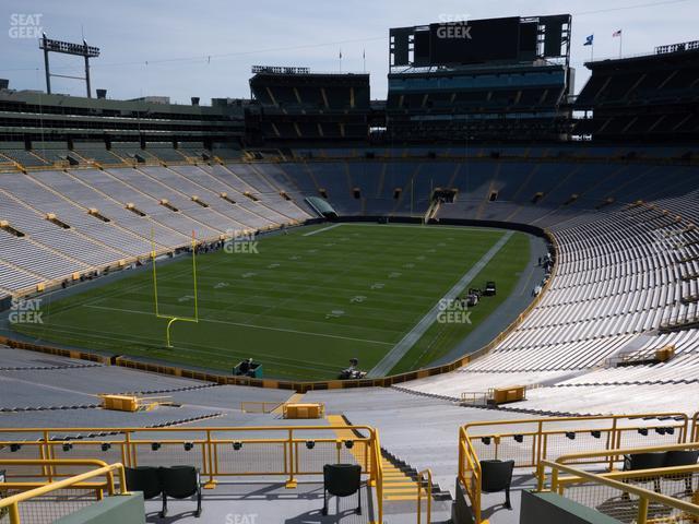 Seating view for Lambeau Field Section 306