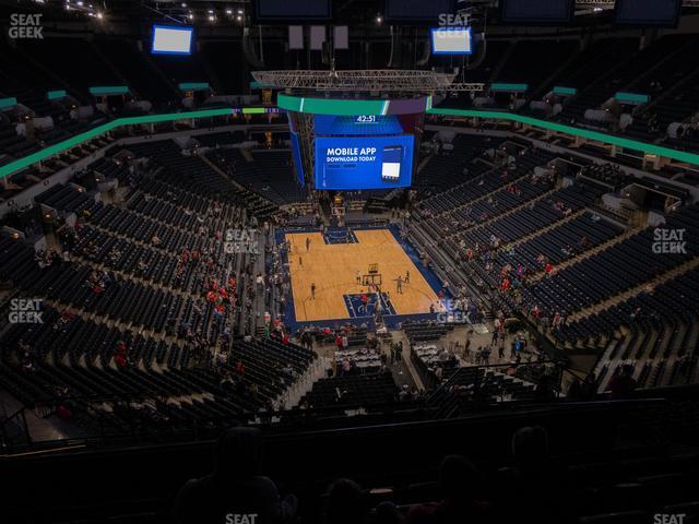 Seating view for Target Center Section 222