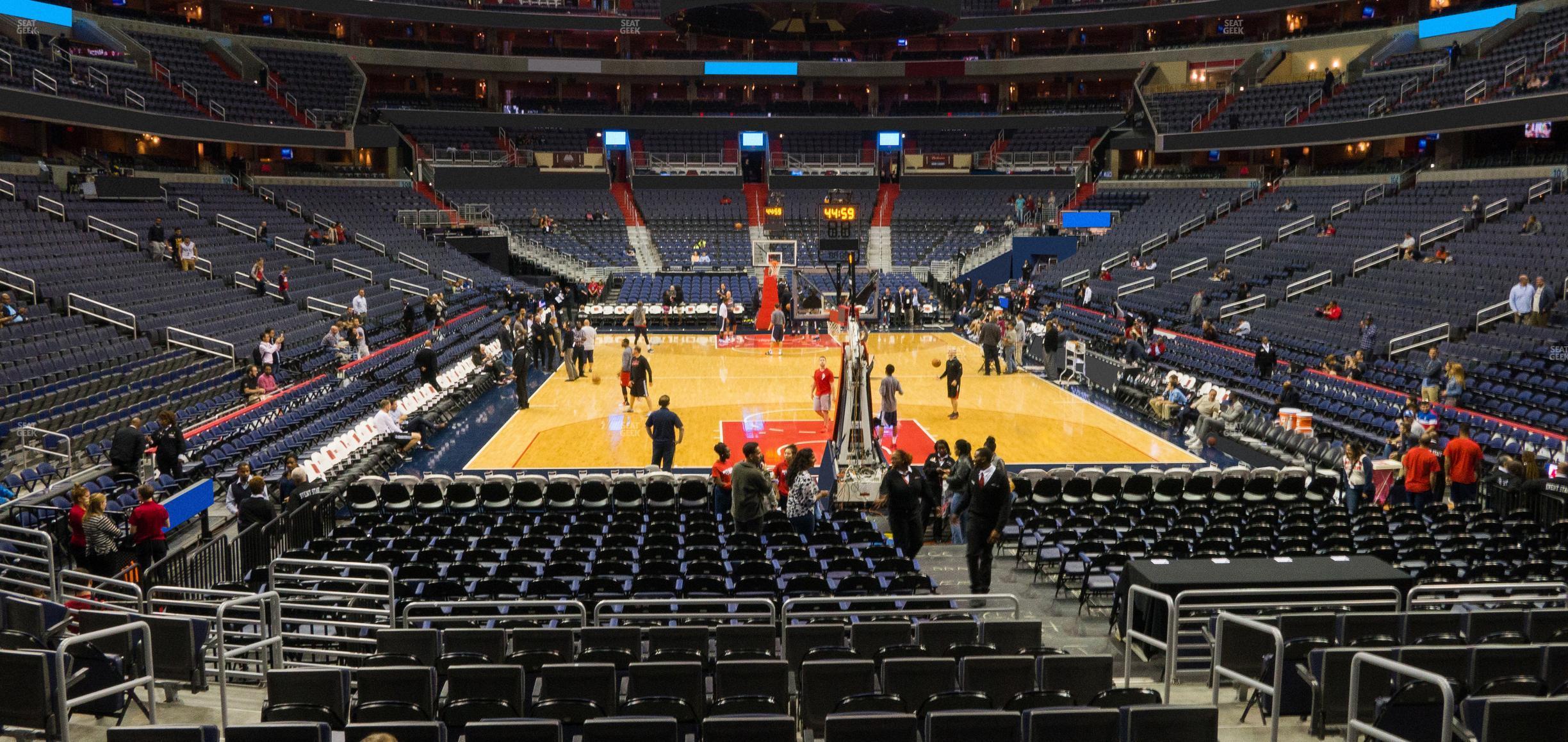 Seating view for Capital One Arena Section 116