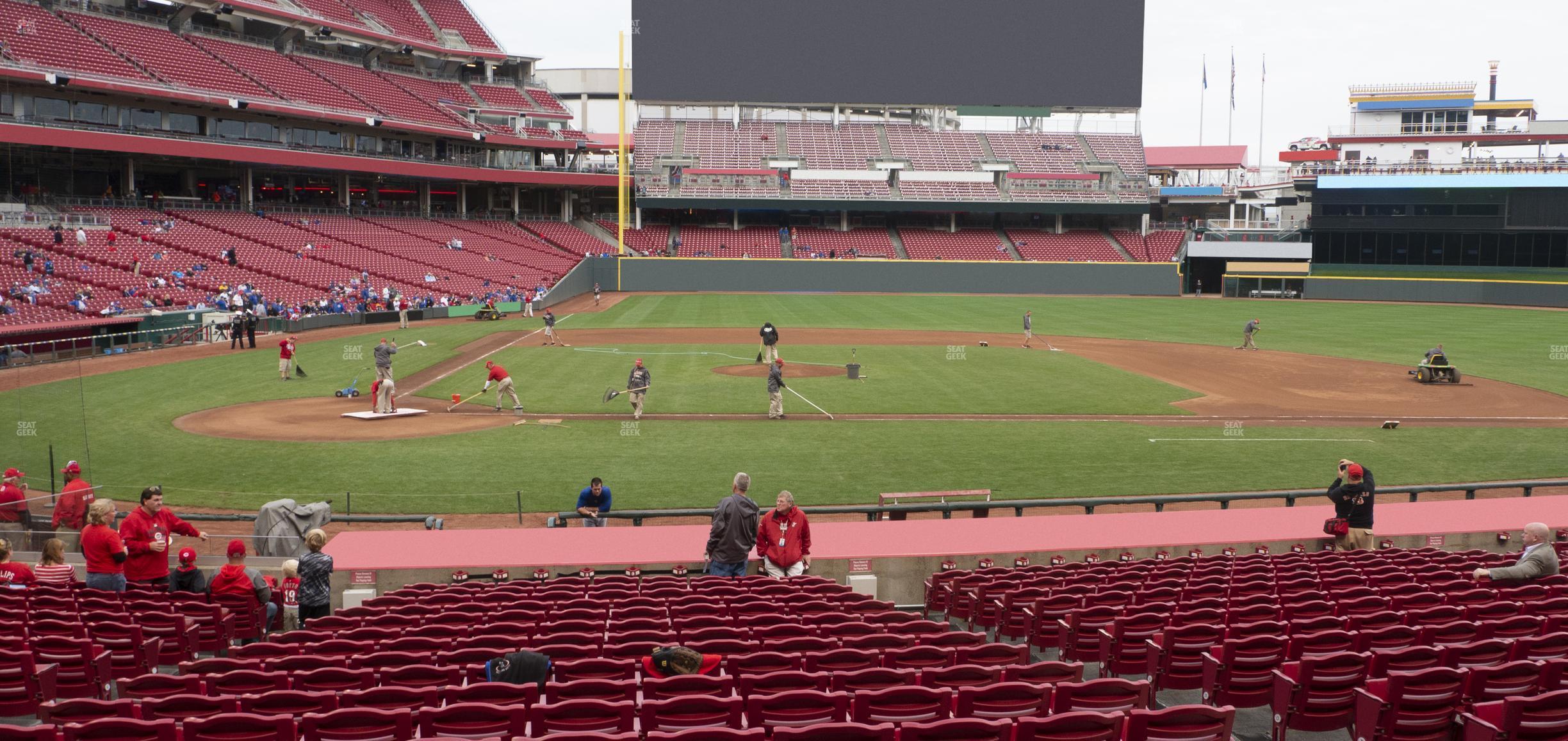 Seating view for Great American Ball Park Section 128