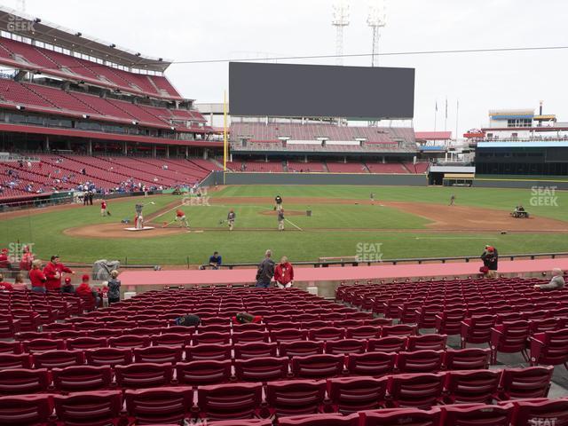 Seating view for Great American Ball Park Section 128