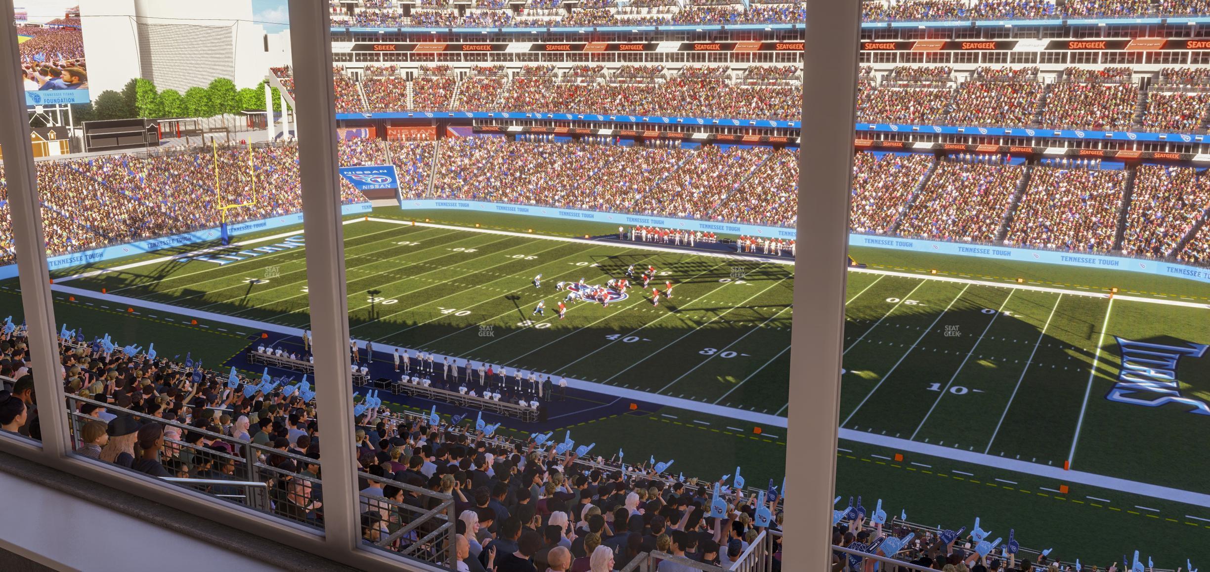 Seating view for Nissan Stadium Section Suite 560 W