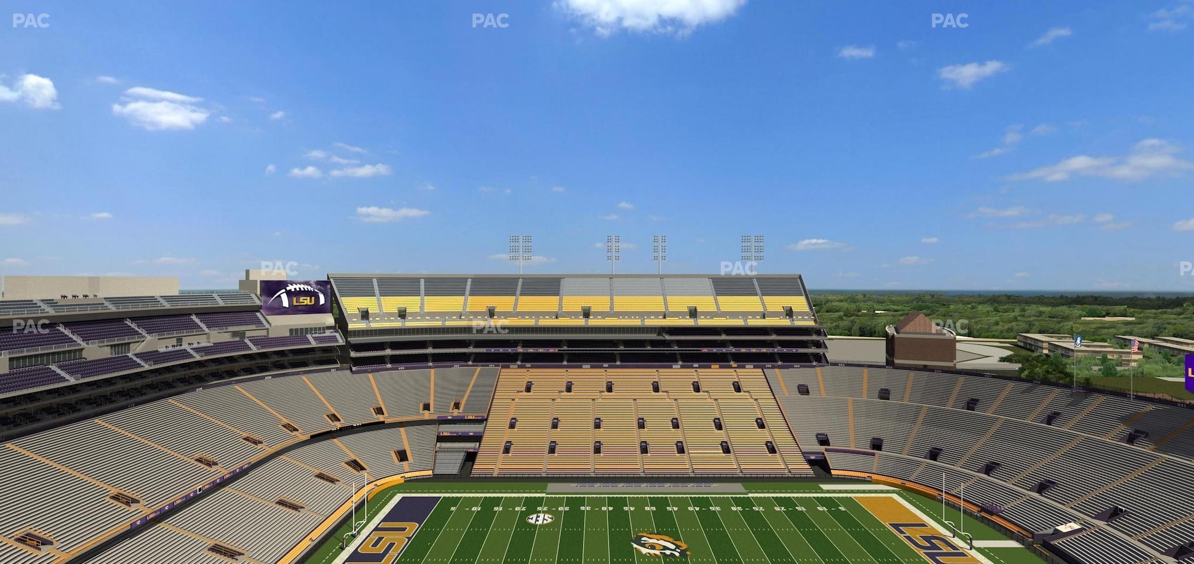 Seating view for Tiger Stadium Section 636