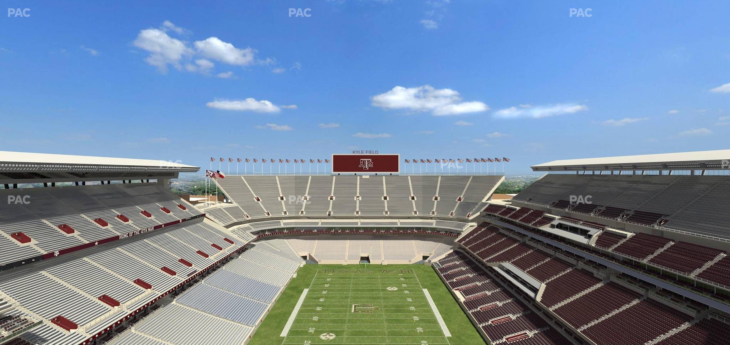 Seating view for Kyle Field Section 415