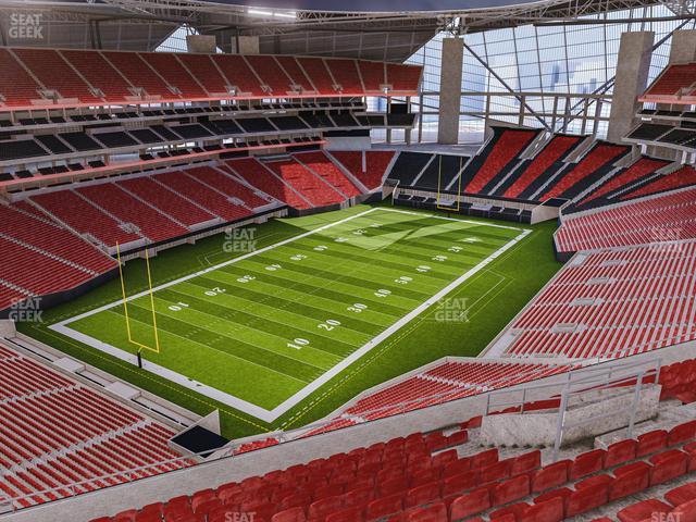 Seating view for Mercedes-Benz Stadium Section 320