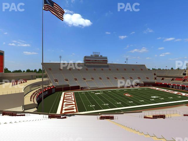 Seating view for Memorial Stadium - Indiana Section 30