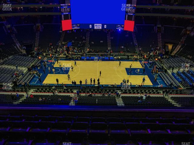 Seating view for Wells Fargo Center Section 213