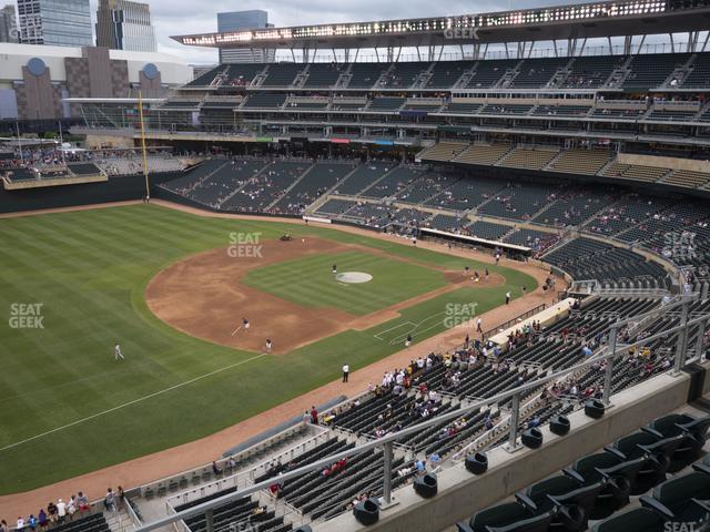 Seating view for Target Field Section 225