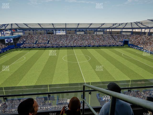 Seating view for Children's Mercy Park Section Suite 512