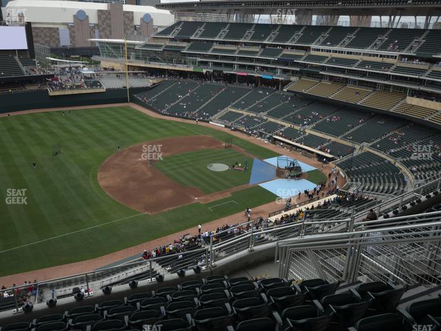 Seating view for Target Field Section 324