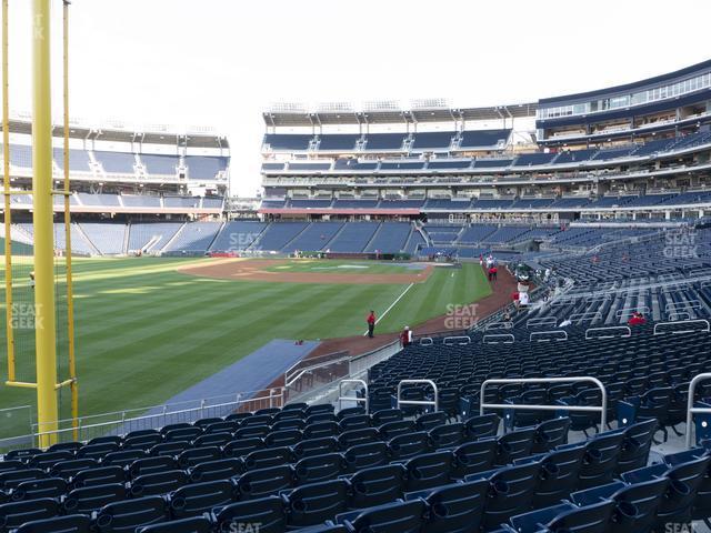 Seating view for Nationals Park Section 107