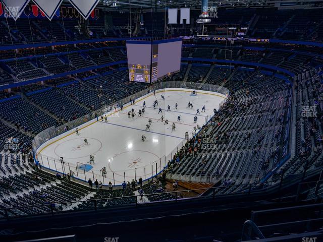 Seating view for Amalie Arena Section 306