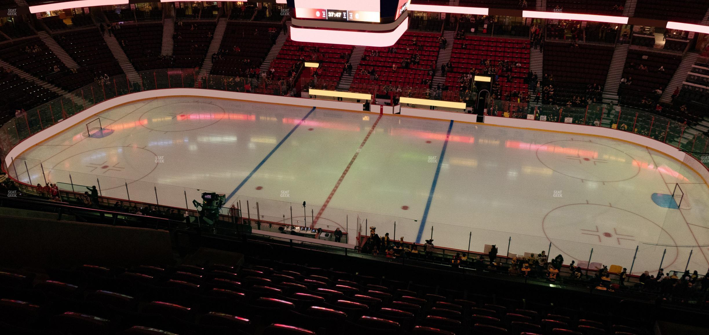 Seating view for Canadian Tire Centre Section 321