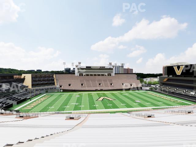 Seating view for FirstBank Stadium Section R