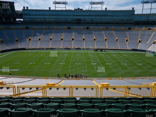 Seating view for Lambeau Field Section 419