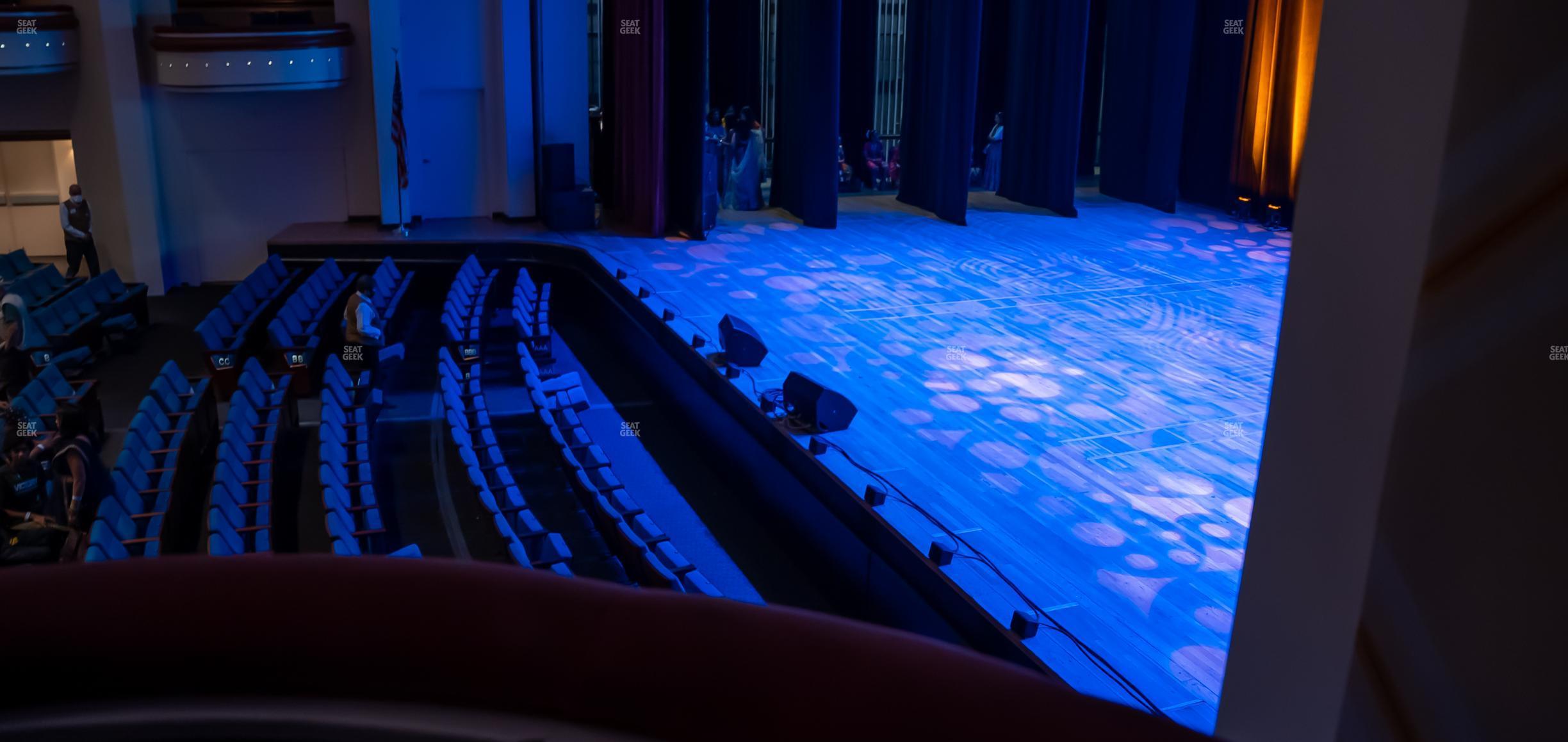 Seating view for Belk Theater at Blumenthal Performing Arts Center Section Grand Tier Box Right 1