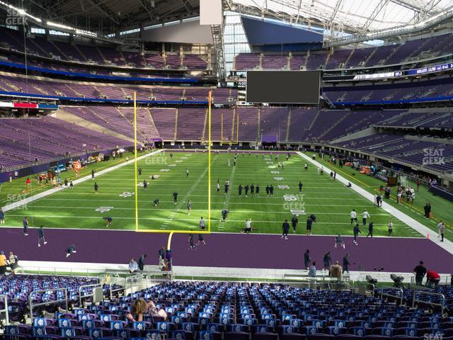 Seating view for U.S. Bank Stadium Section 141