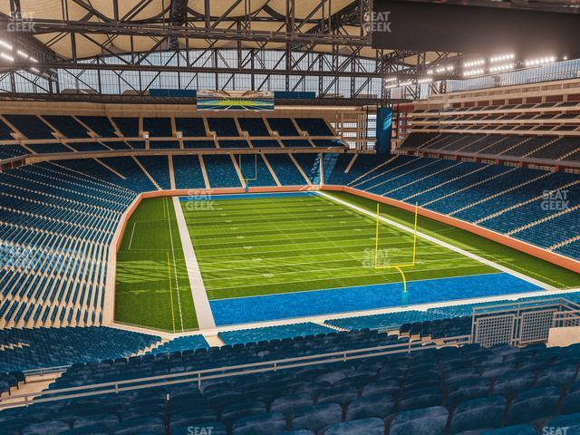 Seating view for Ford Field Section 342