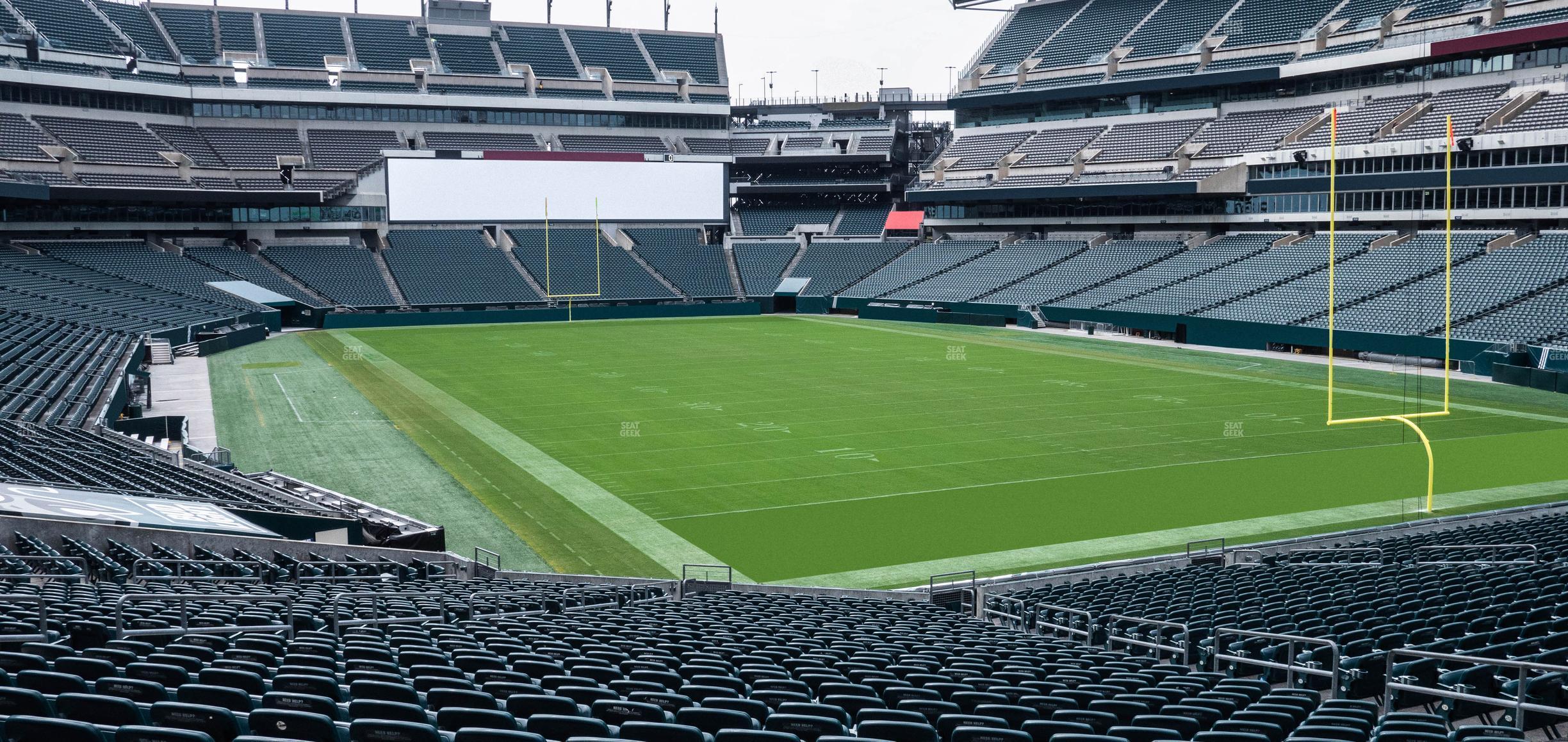 Seating view for Lincoln Financial Field Section 126