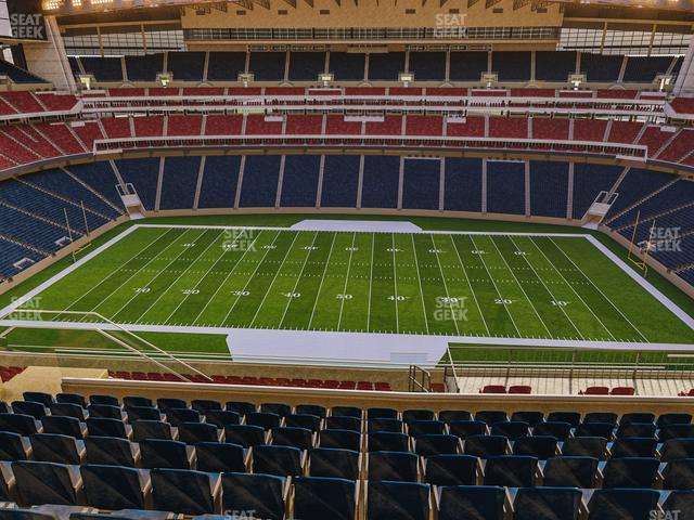 Seating view for NRG Stadium Section 608