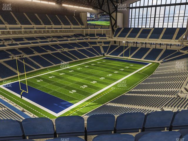 Seating view for Lucas Oil Stadium Section 520