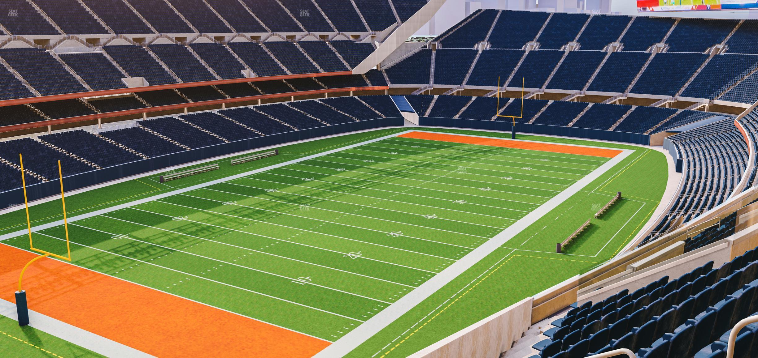 Seating view for Soldier Field Section 317 Club