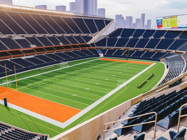 Seating view for Soldier Field Section 317 Club