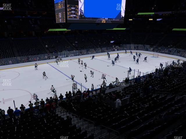 Seating view for Amalie Arena Section 203