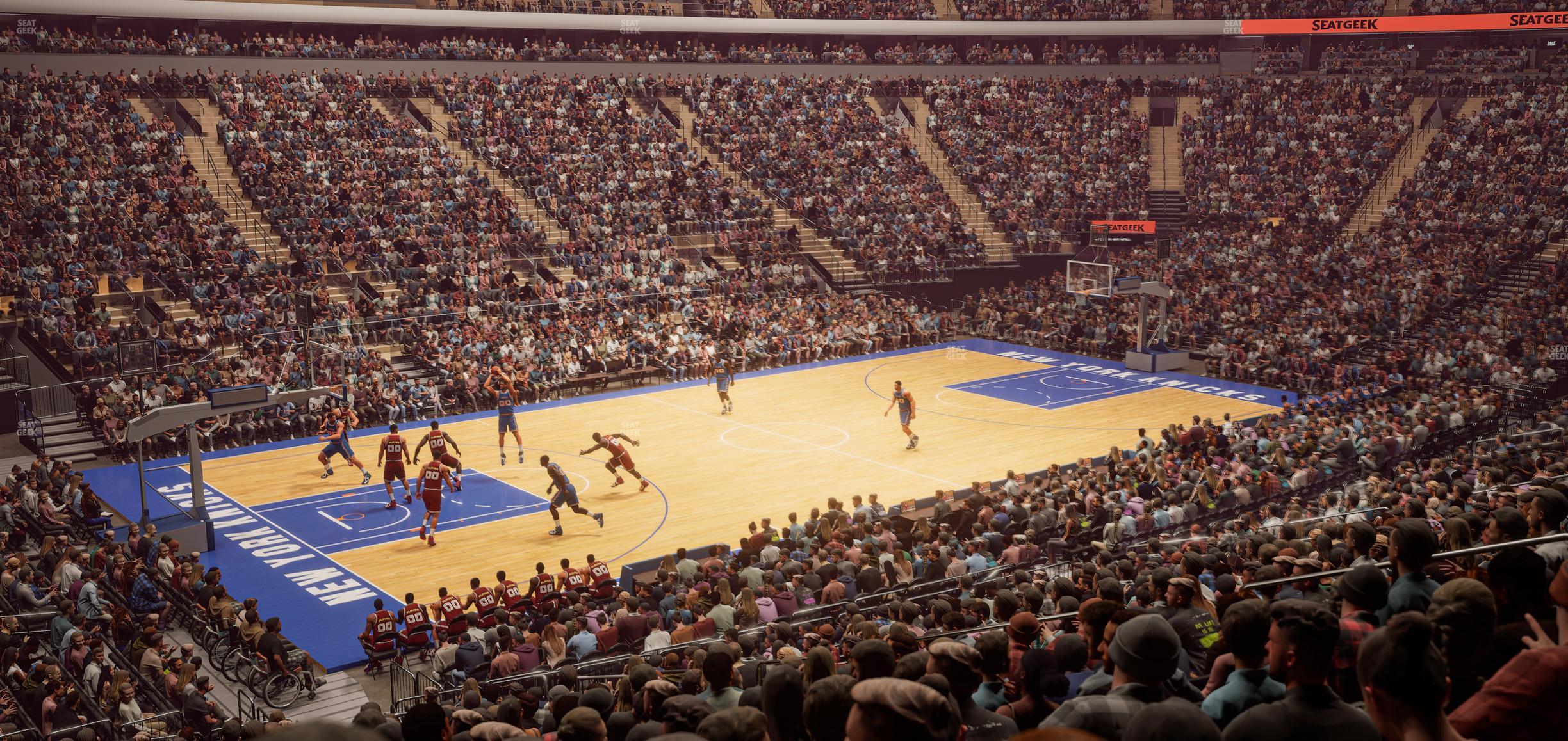 Seating view for Madison Square Garden Section 105